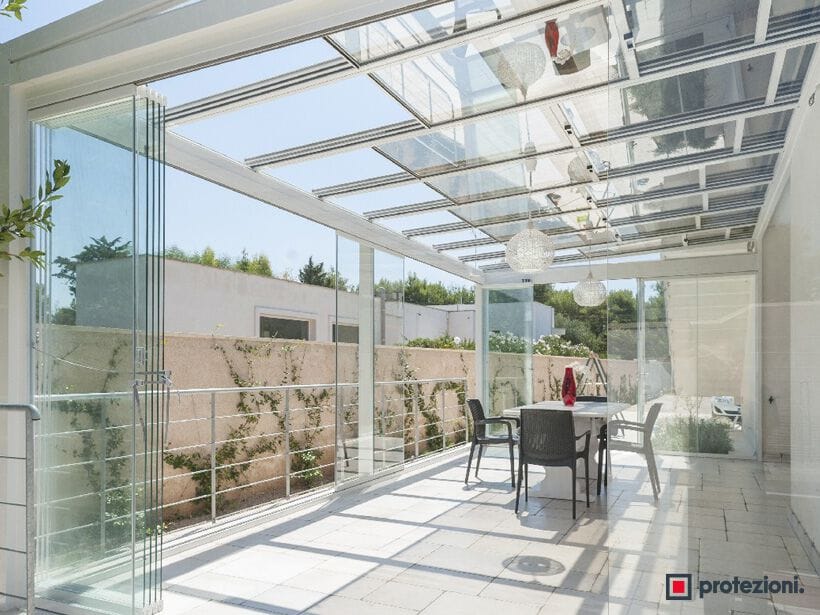 Навесная крыша с люком холодного среза Protezioni ARCH-00075502 - Вид №7