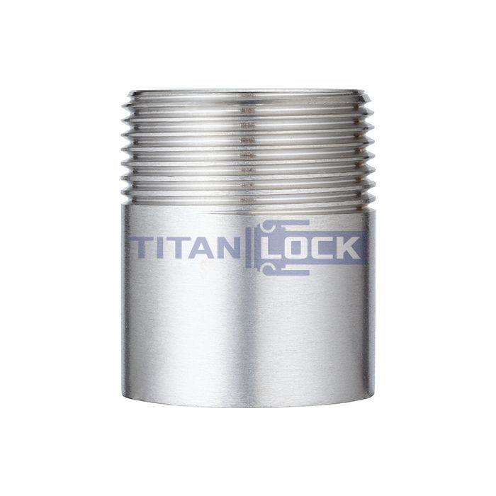 Ниппель приварной нержавеющий (полусгон), нар. резьба, DN15, TL15HRT TITAN LOCK  - Вид №2
