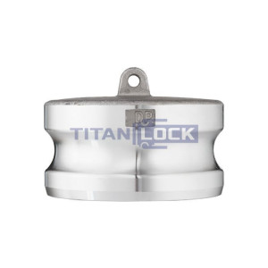 Камлок алюминиевый тип DР, заглушка для розетки 8", TL800DPAL TITAN LOCK