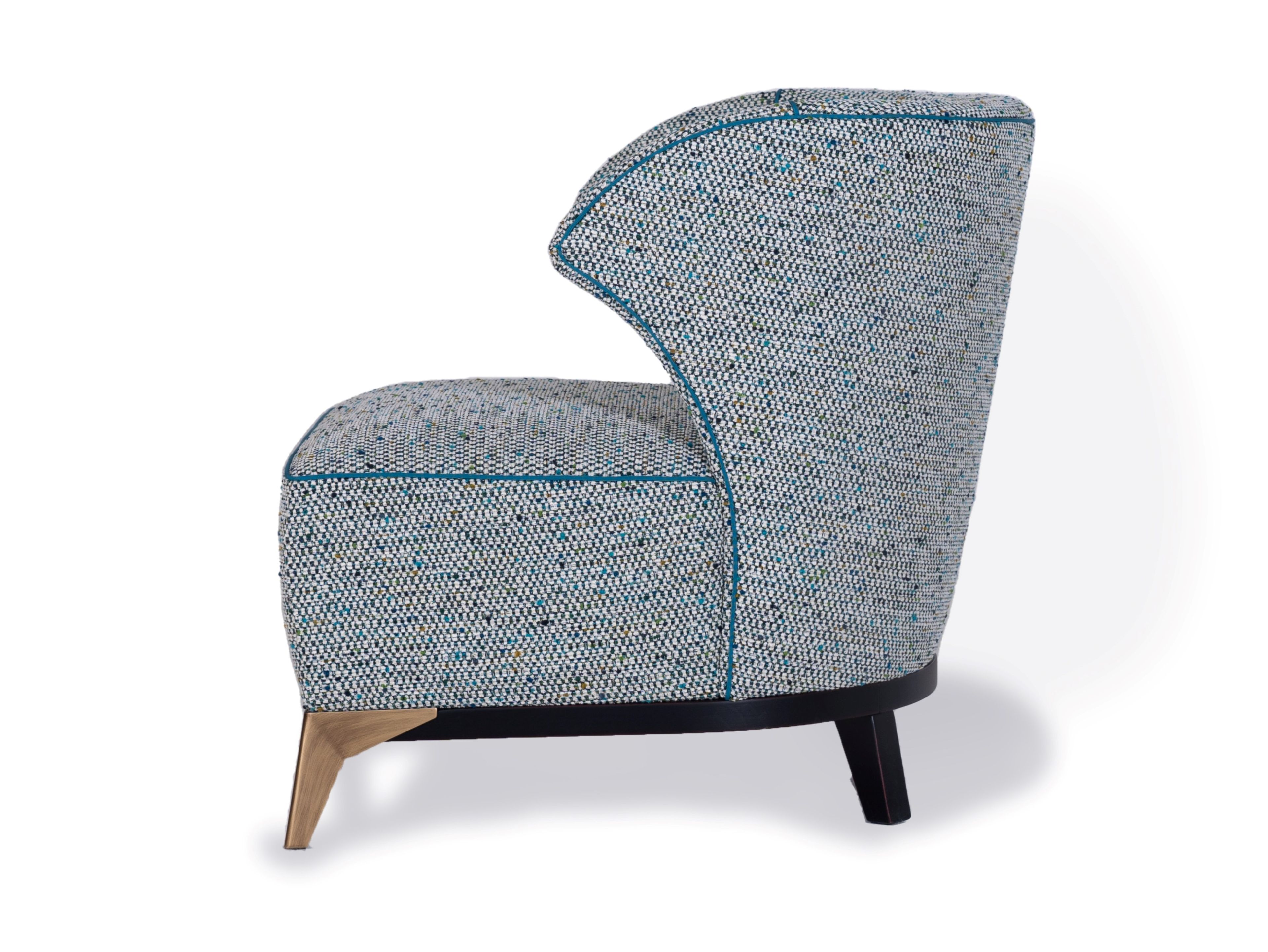 Кресло из ткани букле Mantellassi 1926 Agostina ARCH-00077420 - Вид №2
