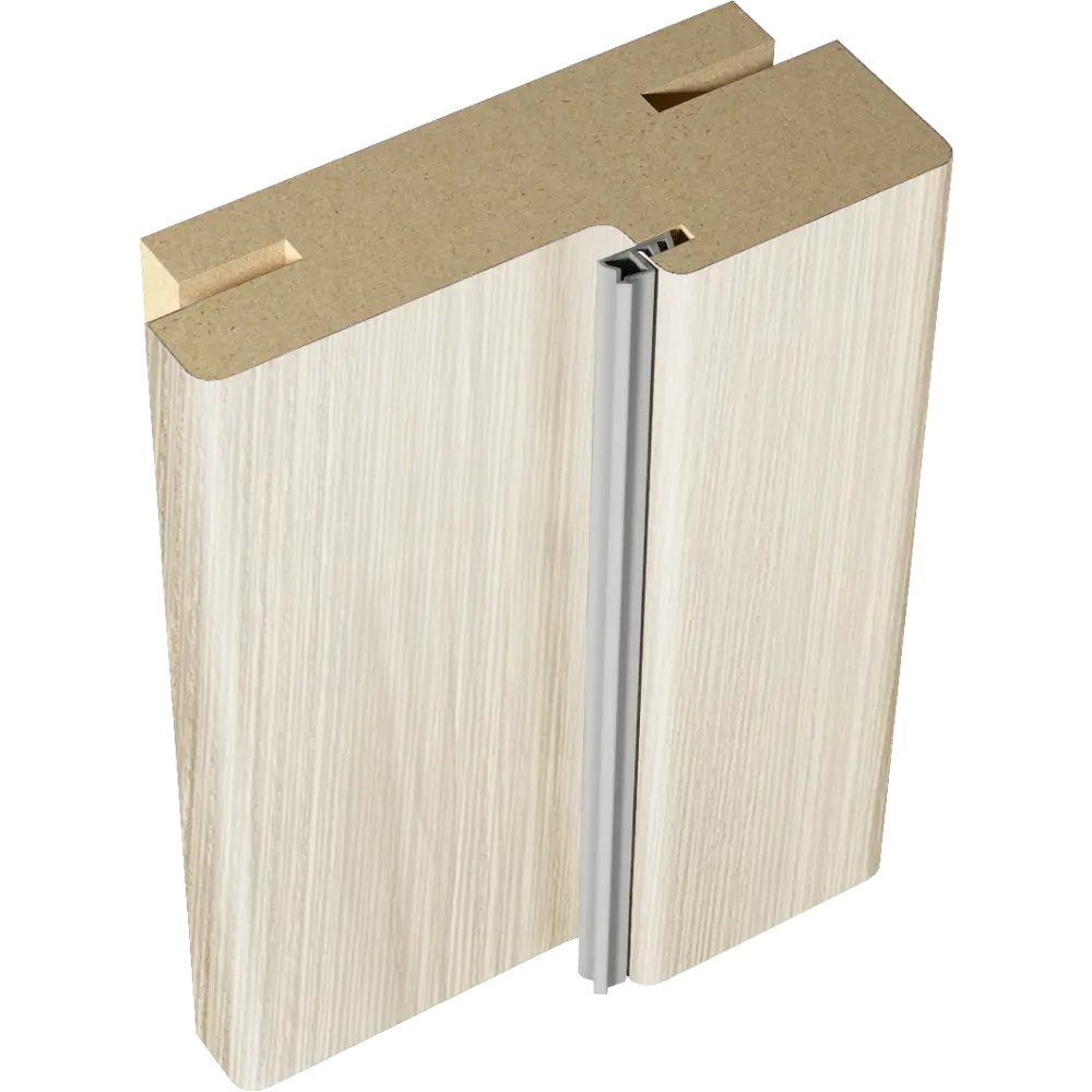 Телескопическая дверная коробка Калипсо М1 210х74 см, цвет ясень бора VELLDORIS STLM-2150058 - Вид №1