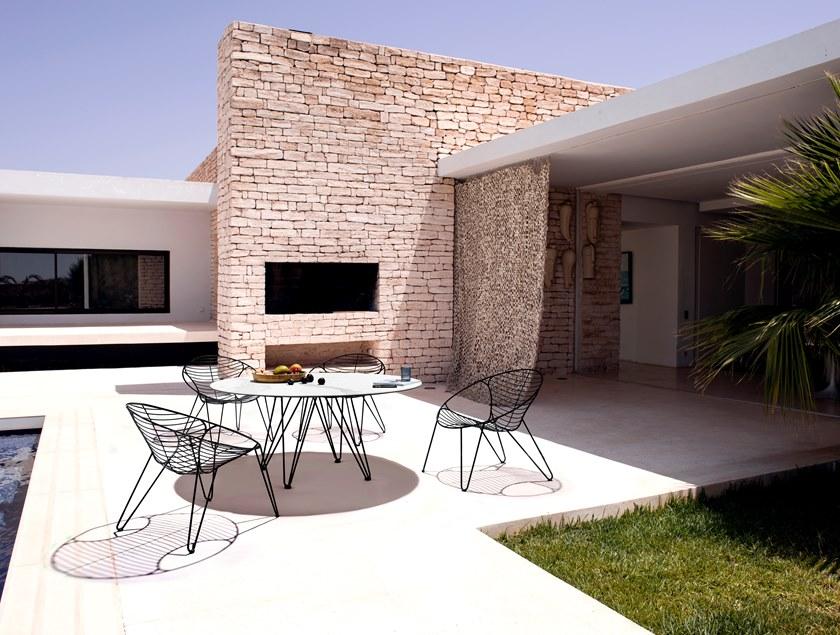 Joli Мягкое штабелируемое кресло из ткани Wire sun-id-1443426 - Вид №5