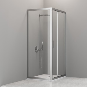 745602 Боковая часть FPSC50 h200 прозрачное стекло 6 мм и профиль хром, Kerasan Cabine doccia Италия