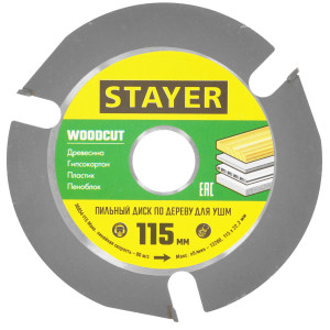 Диск отрезной STAYER 36854-115 9107201