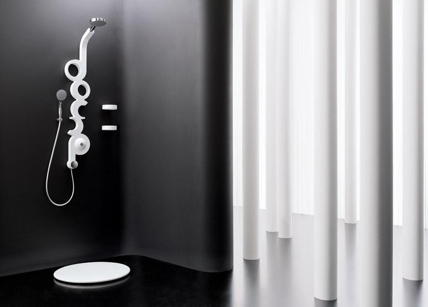 ARBLU Настенная душевая стойка с ручным душем sun-id-1491402 - Вид №2