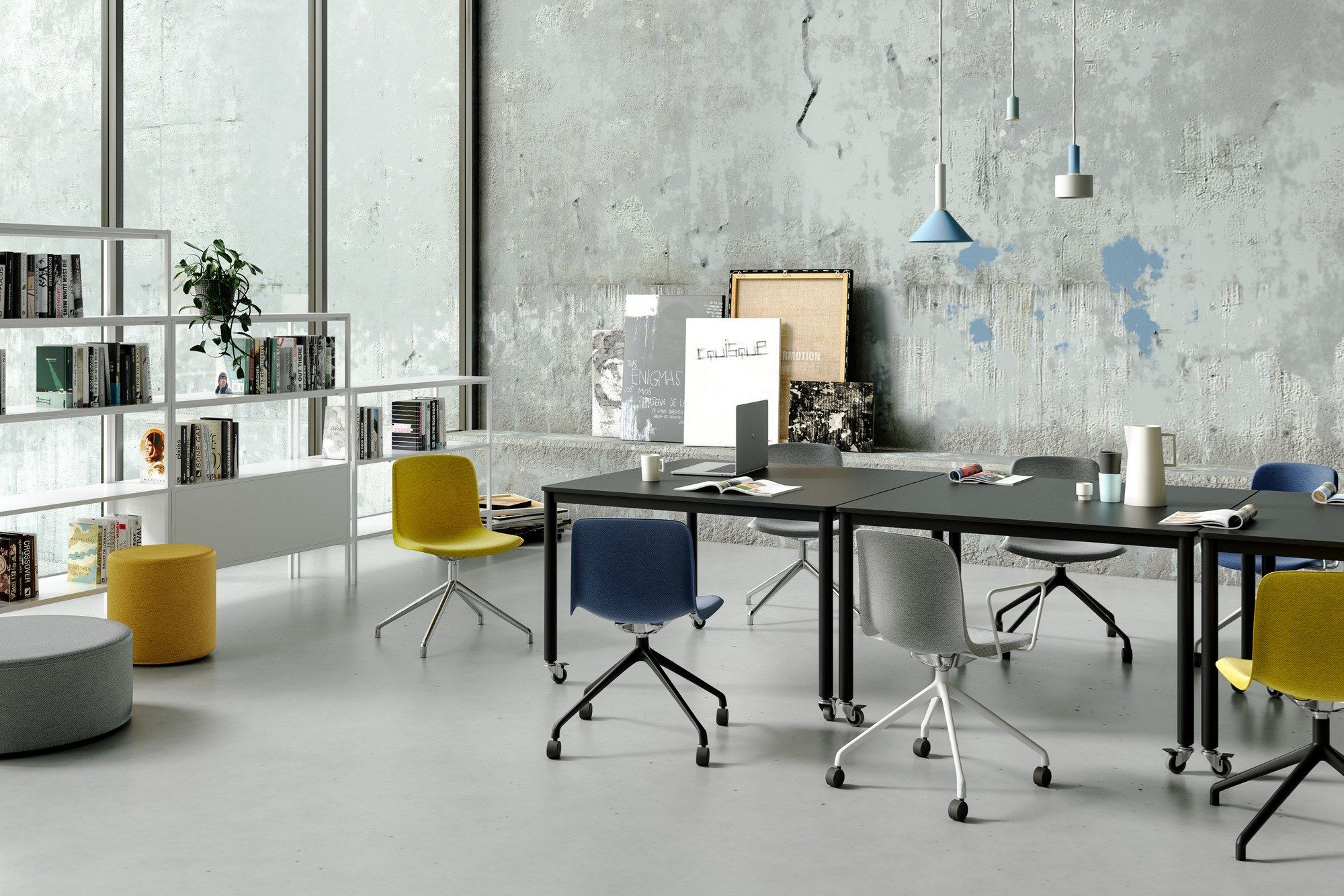 Офисное кресло из ткани с 4 спицами Grado Design Every ARCH-00088564 - Вид №1