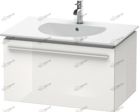 XL606208585 Тумбочка подвесная X-Large #XL6062 800 x 522 мм Белый глянцевый лак Duravit