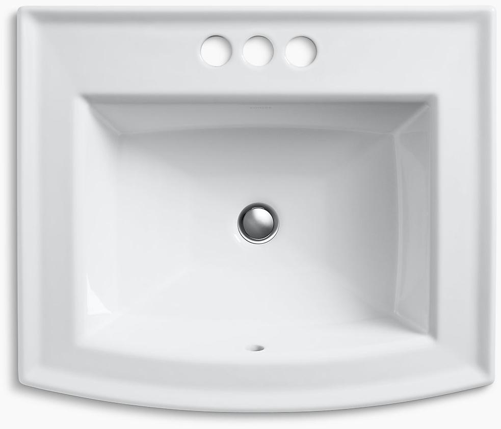 K-2356-4-K4 Накладная раковина на столешницу  прямоугольная Kohler  - Вид №2