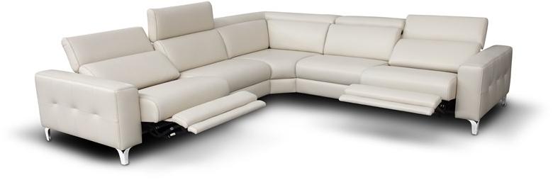 Rossini Sofas Угловой диван в коже с электроприводом Emma sun-id-1433864 - Вид №3