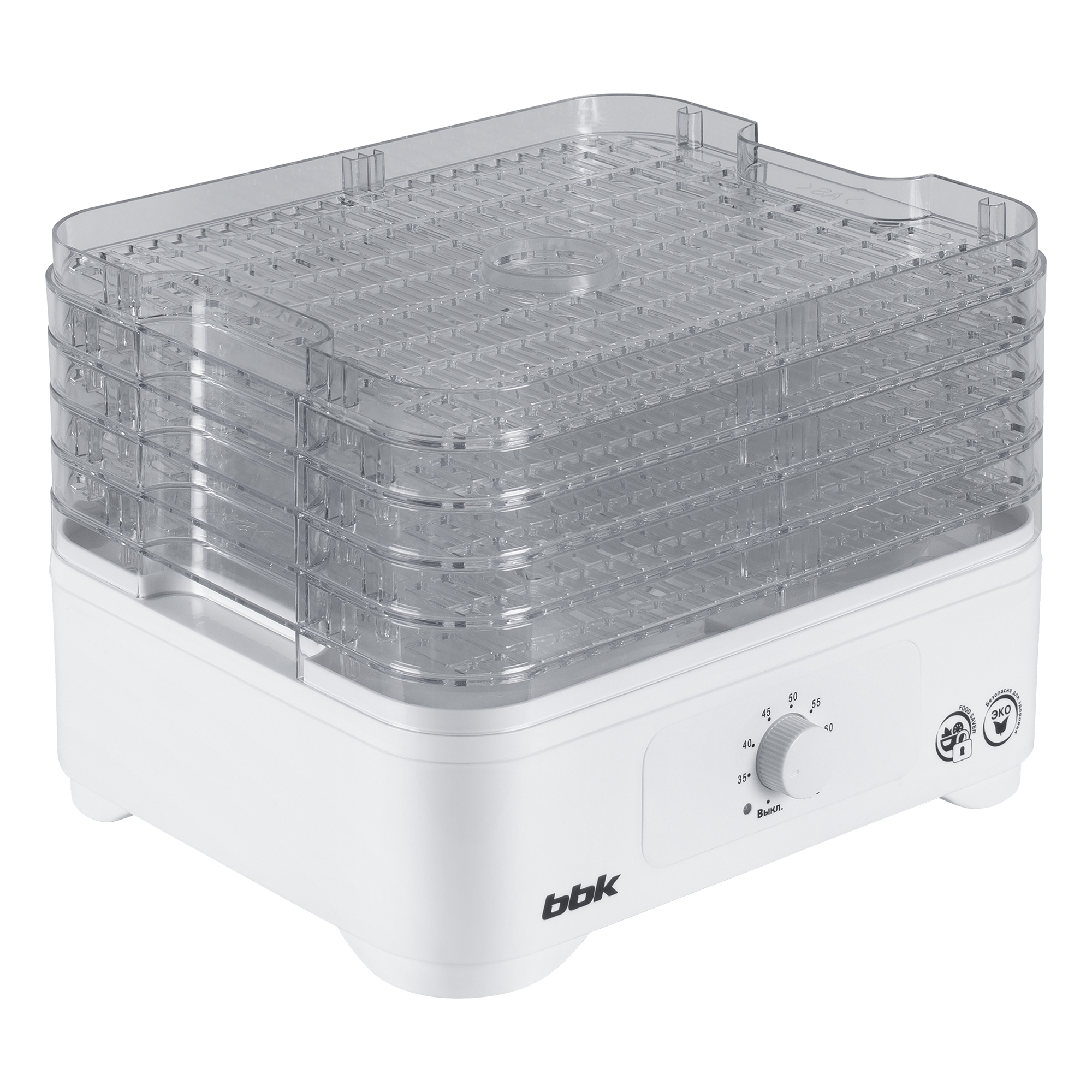 9052832 Сушилка для овощей и фруктов BBK BDH302M белый STDN-0016200 - Вид №2
