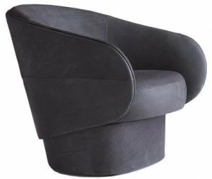 COR Кожаное кресло с подлокотниками Roc