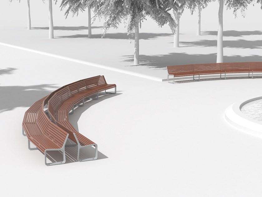 mmcité1 Модульная деревянная скамья Portiqoa sun-id-1482572 - Вид №6