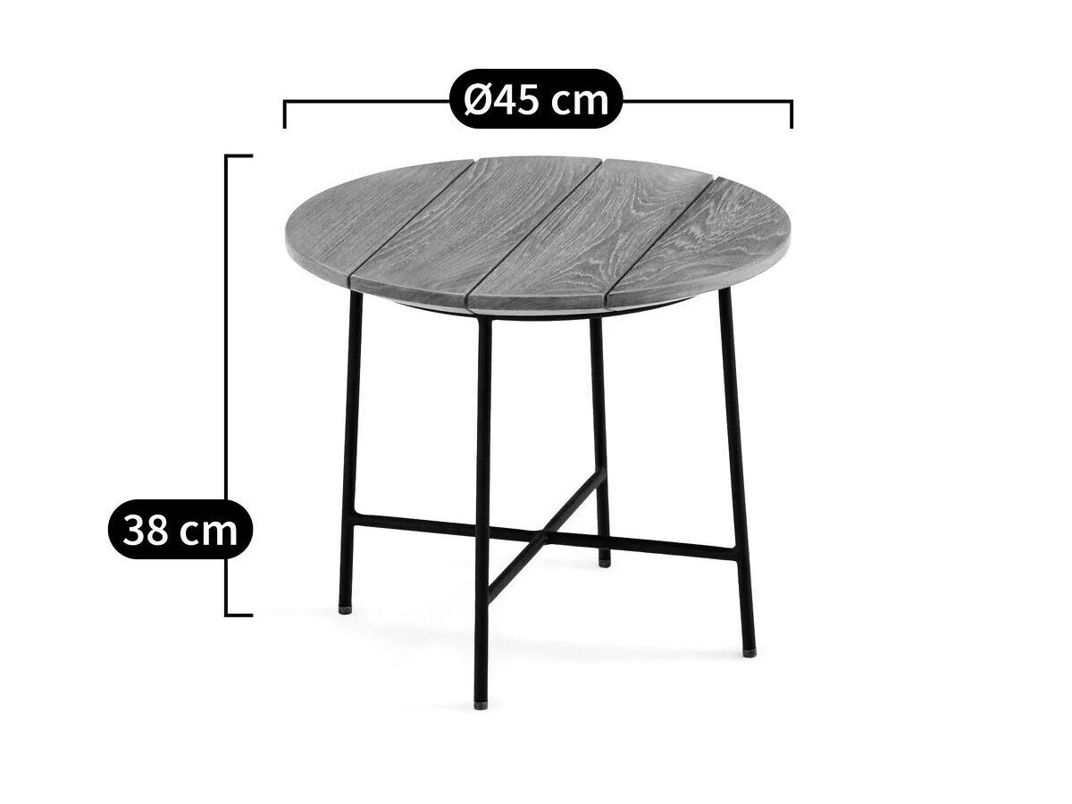 Круглый стол из тикового дерева AMPM JORIK ARCH-00153319 - Вид №10