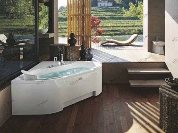 Jacuzzi® Угловая гидромассажная ванна J-sha sun-id-1386699