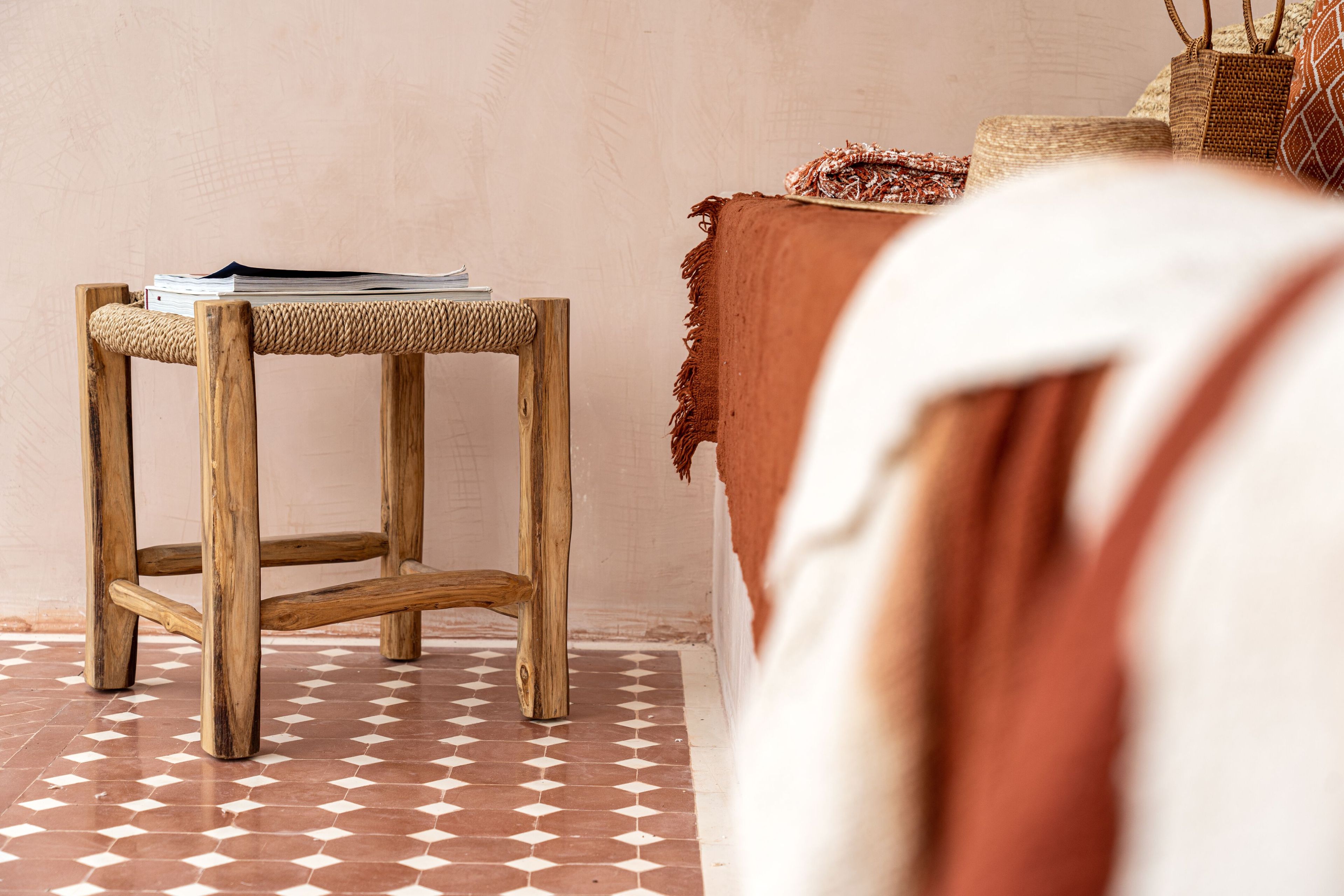 Садовый стул из тикового дерева и синтетической веревки с подставкой для ног cbdesign Sauvage ARCH-00132770 - Вид №6