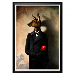 896517145_1818 Арт-постер «Красная роза» Object Desire