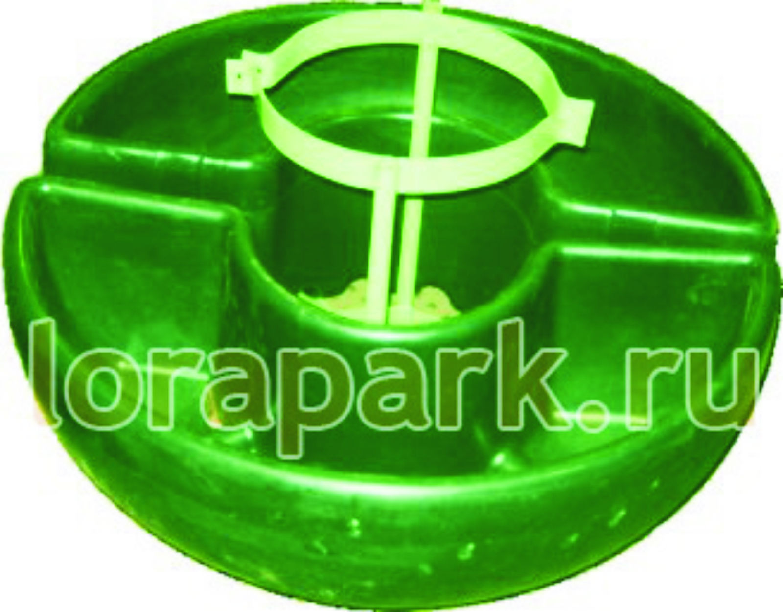 O102-VO.KR ОБРУЧ 840, вазон для цветов на столб, кашпо для столба с термочашами для вертикального озеленения LAB.Space 