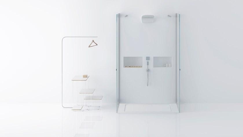 Hidrobox Ультратонкий прямоугольный душевой поддон Studio plus sun-id-1495294 - Вид №2