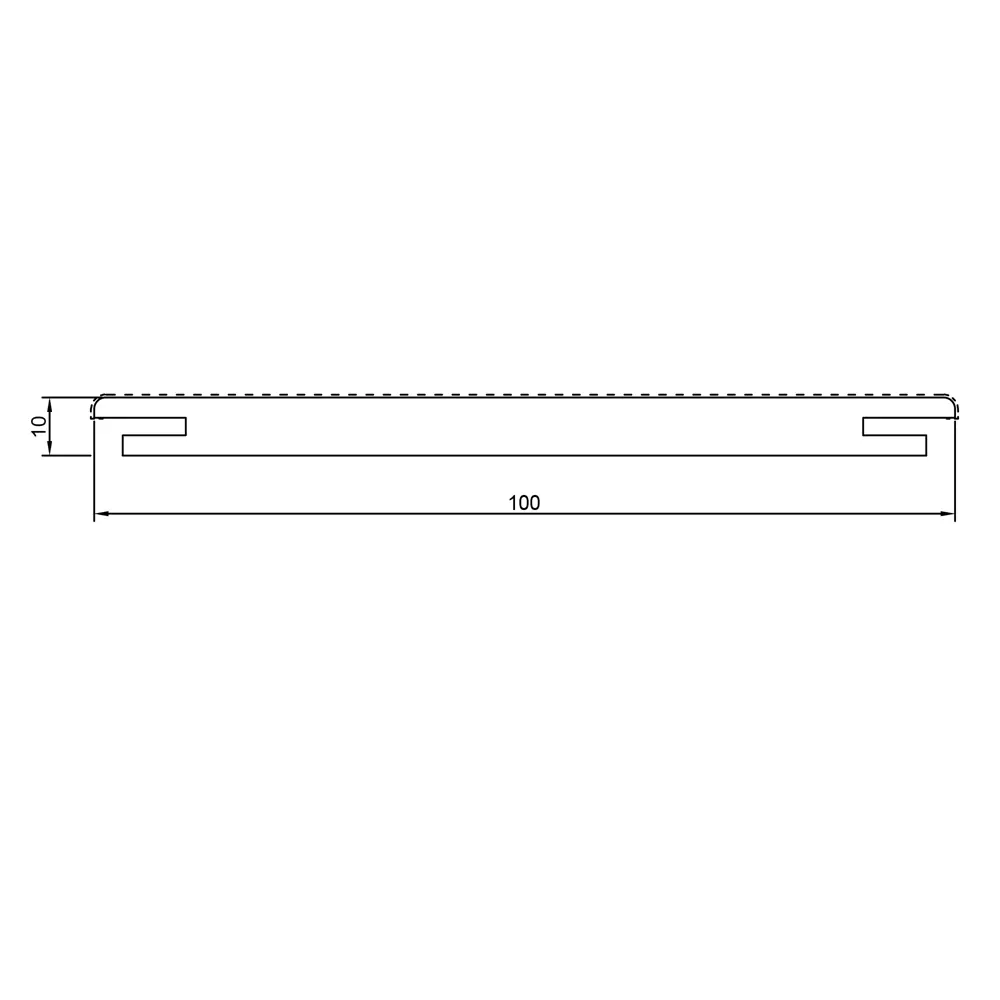 Добор дверной коробки Сохо/Сиэтл 2070x100x10 мм ПВХ цвет лофт темный VELLDORIS STLM-2195173 - Вид №2