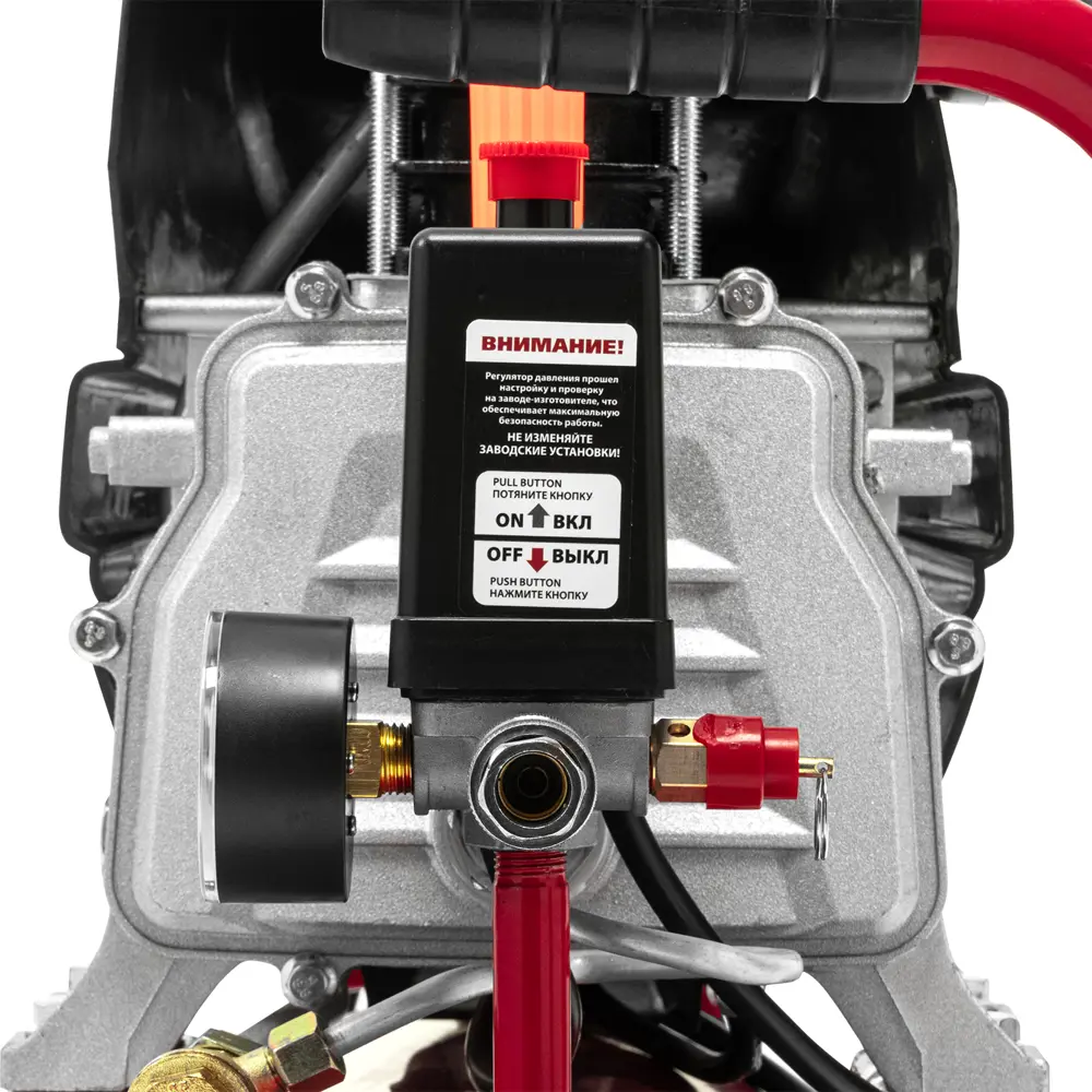 Компрессор сетевой поршневой масляный Kronwerk 58104, 24 л 220 л/мин STLM-2013757 - Вид №22