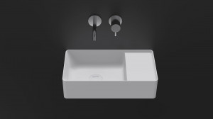 Simplomani Подвесная раковина настенная прямоугольная Antoniolupi  белая