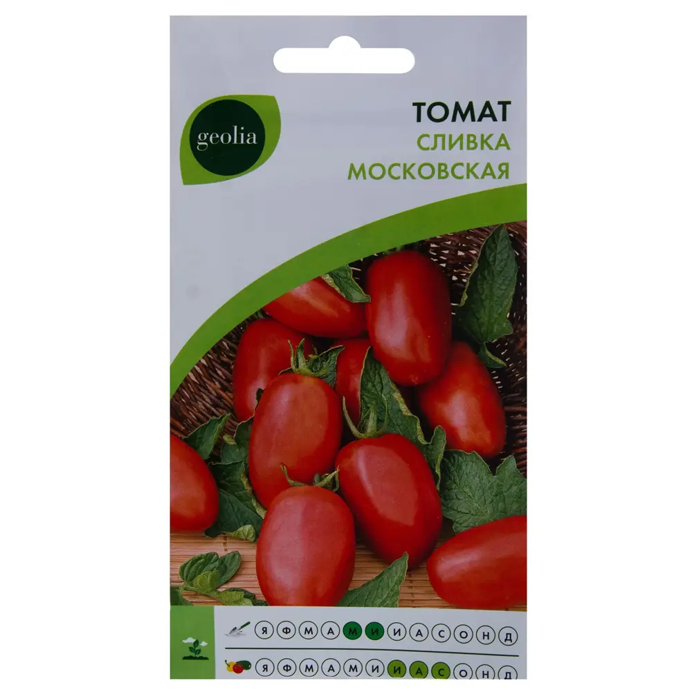 Семена томатов GEOLIA Сливка московская - ранний урожайный сорт 17585244 STLM-0008362