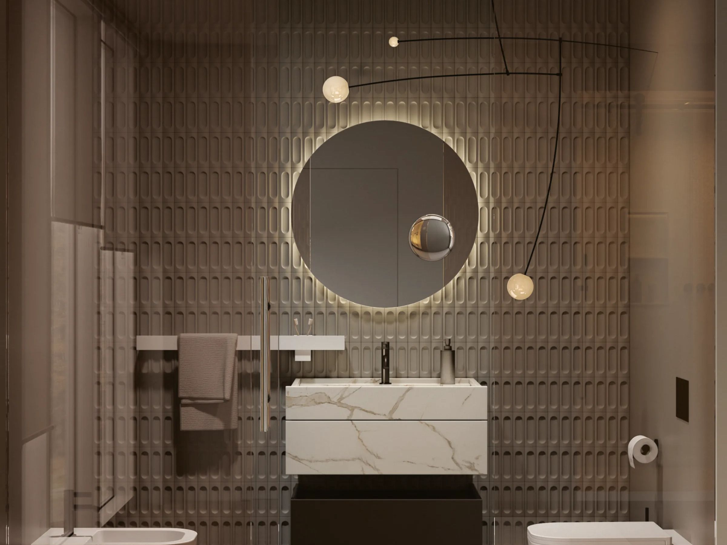 Прямоугольная мраморная раковина с ящиками MOMA Design Hedonist ARCH-00030534 - Вид №1