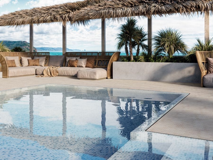 Стеклянная мозаика Onix Hex XL Terra ARCH-00077302 - Вид №2