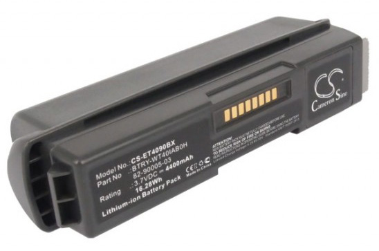 BTRY-WT40IAB0H Extended capacity lithium ion battery, for wt40x0 terminal (spare) Zebra Santreyd 