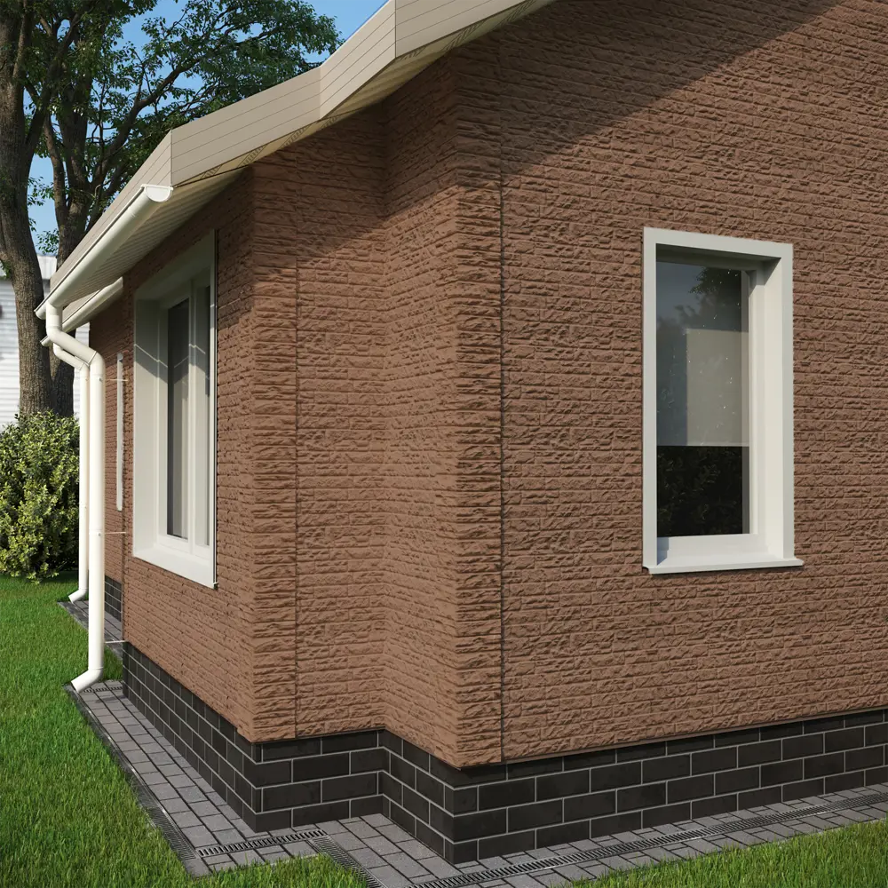 Угол наружный Docke Песчаник слоистый цвет коричневый DÖCKE STLM-2039110 - Вид №1