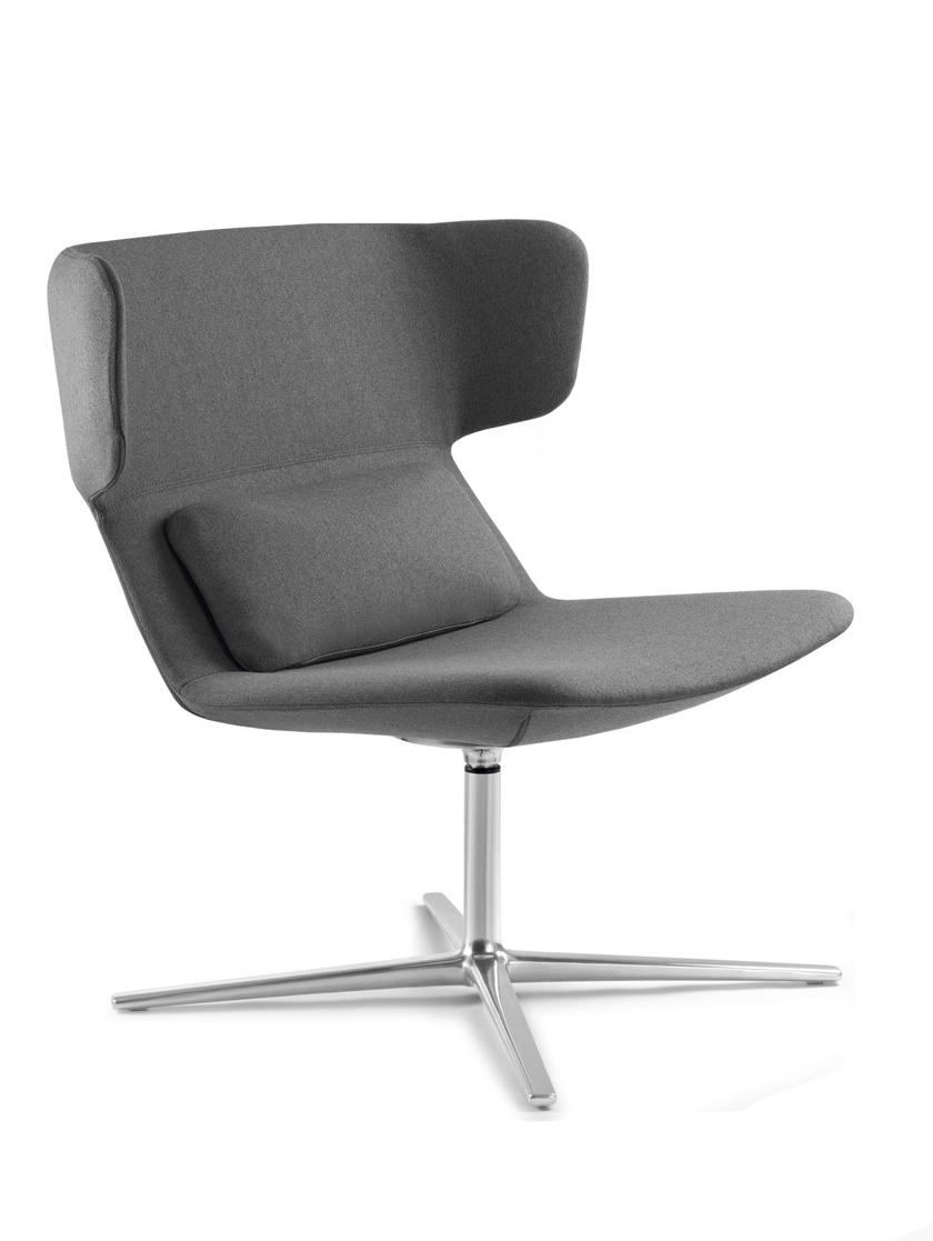 LD Seating Вращающееся кресло из ткани с 4 спицами Flexi lounge sun-id-1414454 - Вид №4