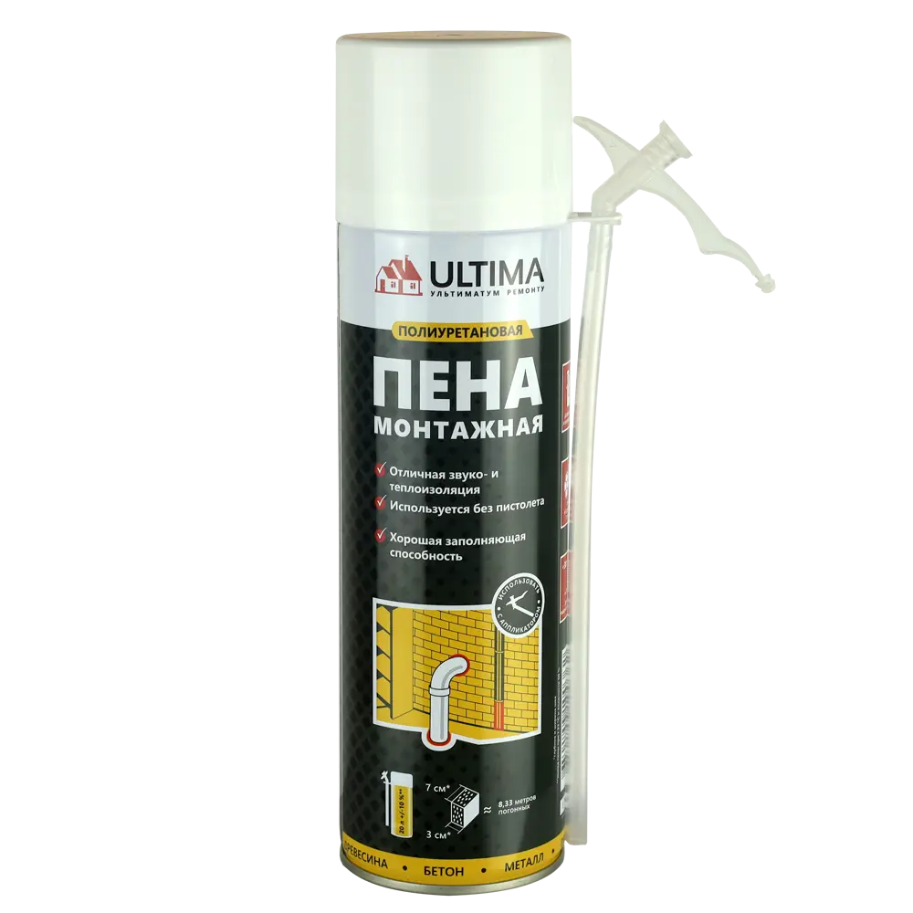 Монтажная пена Ultima для профессиональных работ 530 мл 85667697 STLM-0065123 - Вид №1