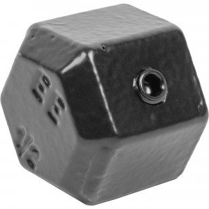 82505425 Заглушка квадратная d20 мм, цвет черный