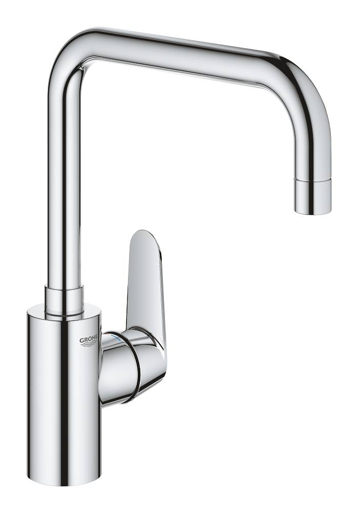 Смеситель для кухни GROHE Eurodisc Cosmopolitan, высокий излив, хром (32259003)