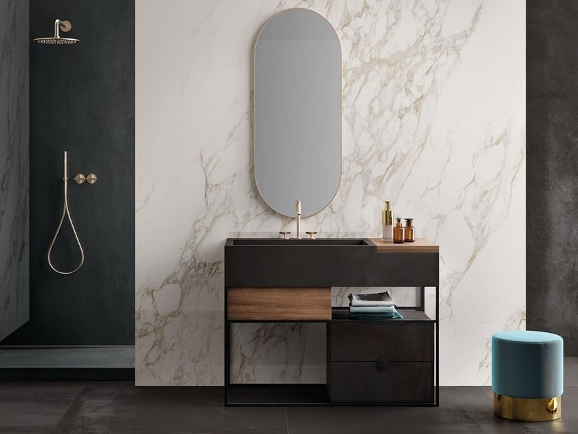 Italgraniti Мебель для умывальника из керамогранита с ящиками Italgranitilive Acqc000001 - Вид №3