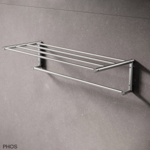 G18-600-B Полотенцесушитель g18 с 4 перекладинами и 1 полотенцесушителем - ширина 60 см PHOS