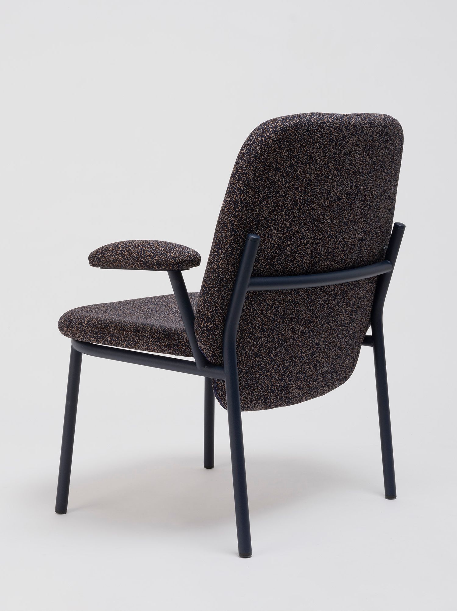 Мягкий тканевый стул с подлокотниками ONDARRETA шерсть ARCH-00049165 - Вид №2