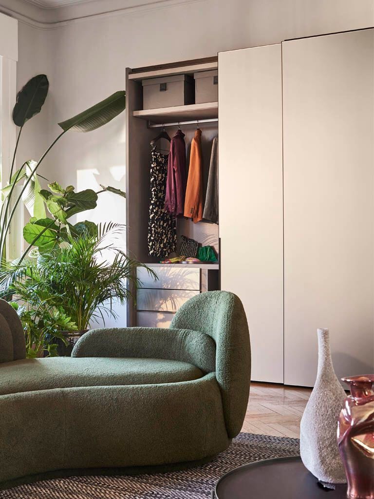 Лакированный шкаф с раздвижными/копланарными/распашными дверями Pianca рамка ARCH-00029016 - Вид №5