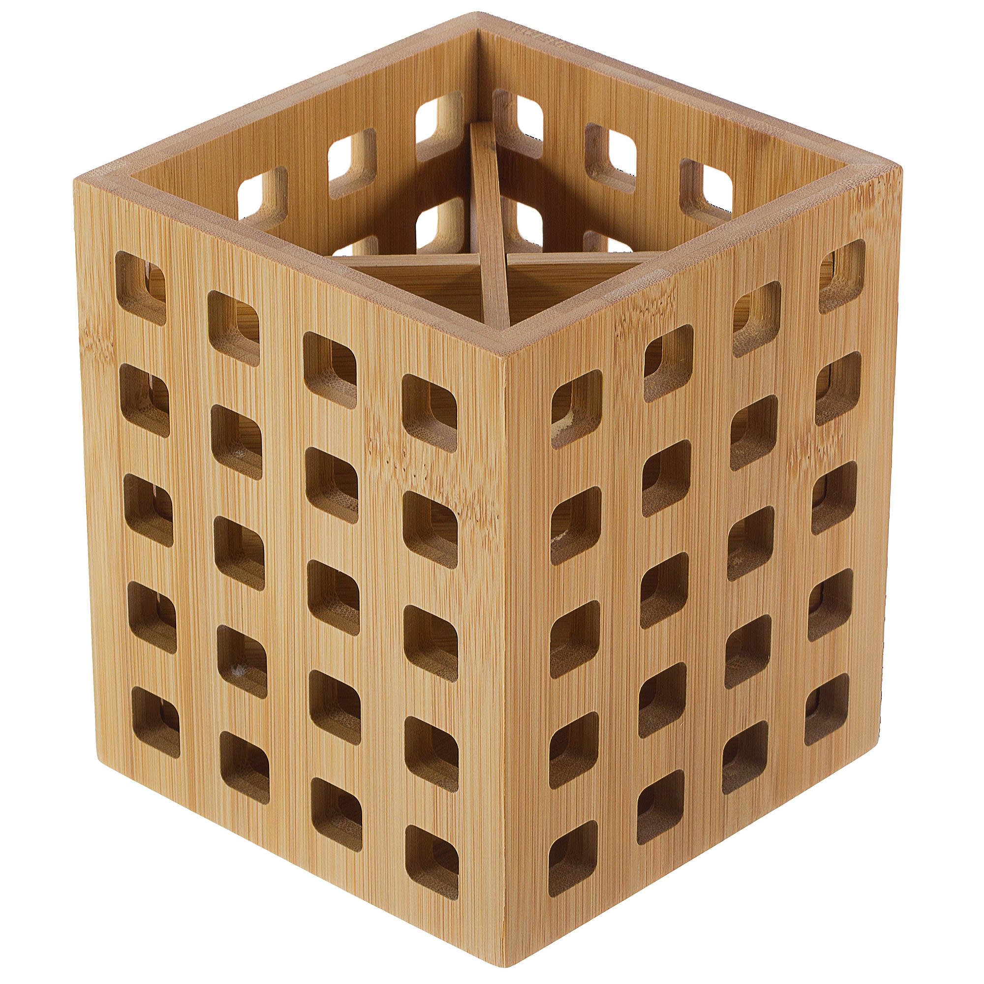 18581421 Подставка под столовые приборы BAO, 12х12х14 см, бамбук Santreyd 