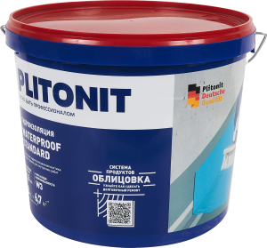 85881648 Гидроизоляция акриловая WaterProof Standard 8 кг STLM-0065914 PLITONIT