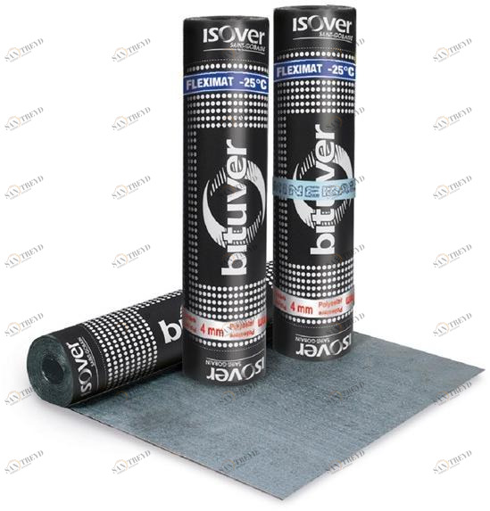 Saint-Gobain ISOVER Эластомерная гидроизоляционная полимерно-битумная мембрана. Bituvertech sun-id-1501237