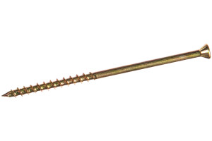 15978610 Саморез для деревянных полов с алмазным наконечником, Zn, Torx 20, 4,0х80, 10 шт. 15 0036 7 ЕВРОПАРТНЕР