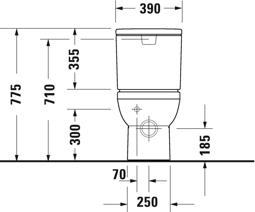 2182092000 Компакт унитаз с бачком Белый Duravit  Германия  - Вид №10