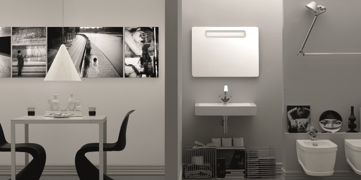 OPLA52 Накладная раковина на столешницу  овальная Ceramica Cielo  - Вид №1