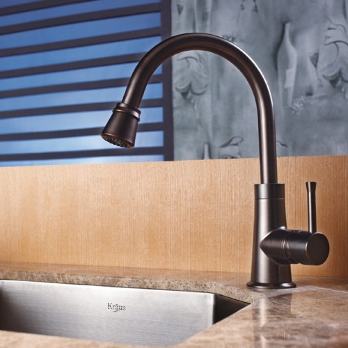 KHU121-23-KPF2220CH-KSD33CH Накладная раковина на столешницу  прямоугольная Krausru  - Вид №5