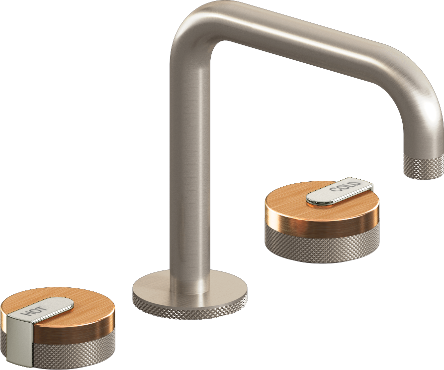 E-11511-R1BRG-L1PC-BNi Смеситель для умывальника на 3 отвертия GRAFF MOD+