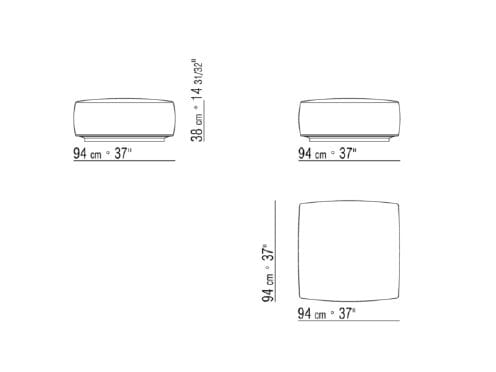 4-местный угловой диван Flexform Camelot ARCH-00041677 - Вид №5