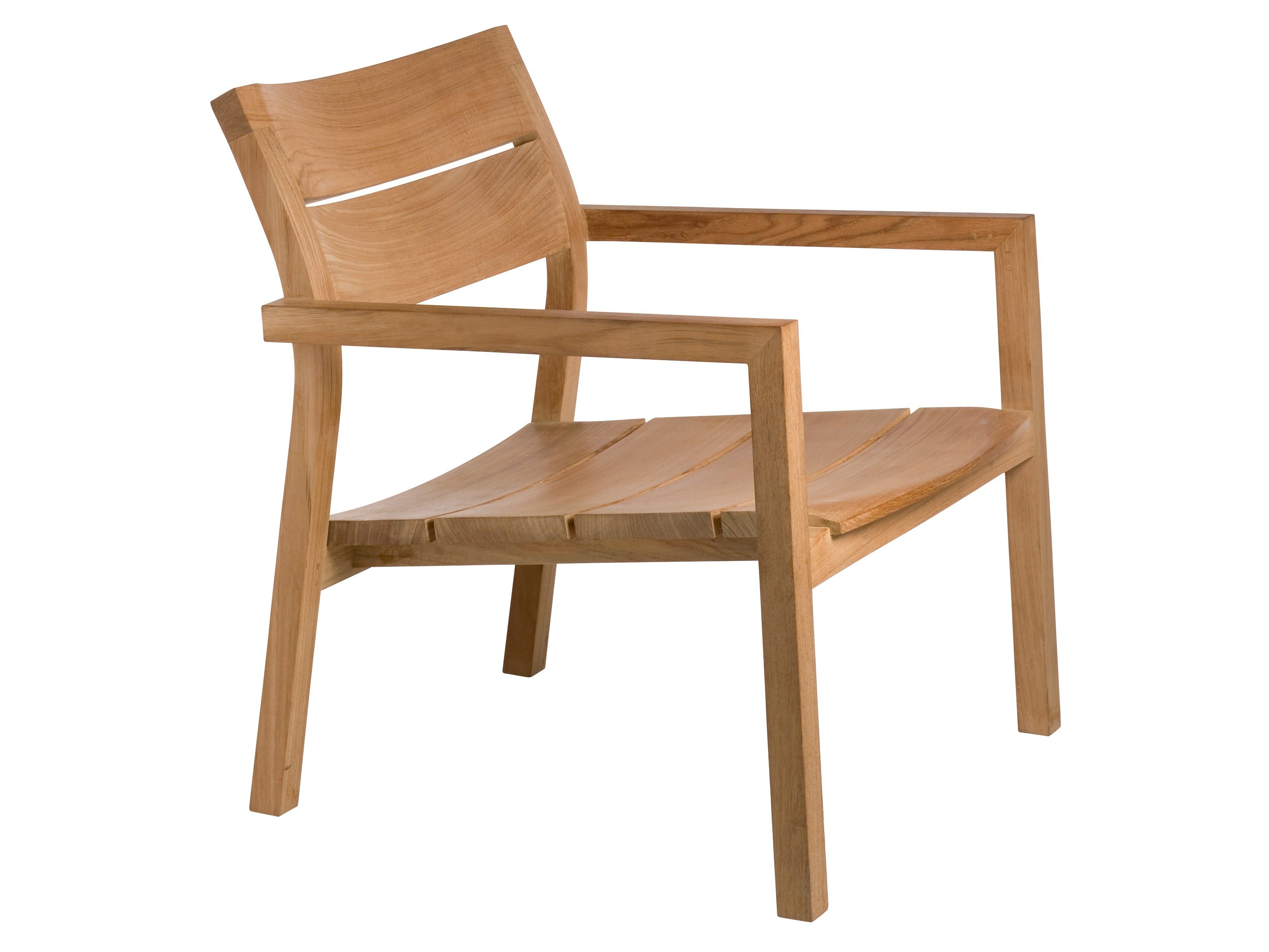 Садовое кресло из тикового дерева с подлокотниками TRIBÙ Kos ARCH-00056192