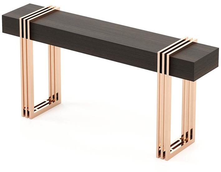 Laskasas Прямоугольная деревянная консоль с ящиками sun-id-1508332 - Вид №2