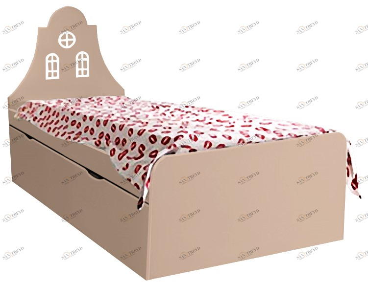 Кровать детская с дополнительным спальным местом "Амстердам" МАНДАРИН АМСТЕРДАМ 179532 Бежевый Santreyd 